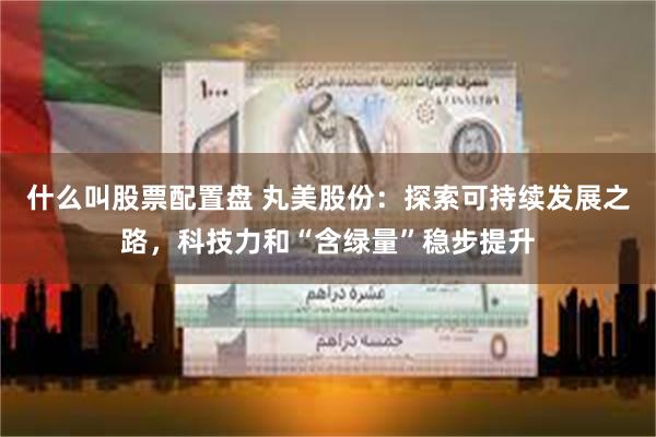 什么叫股票配置盘 丸美股份：探索可持续发展之路，科技力和“含绿量”稳步提升