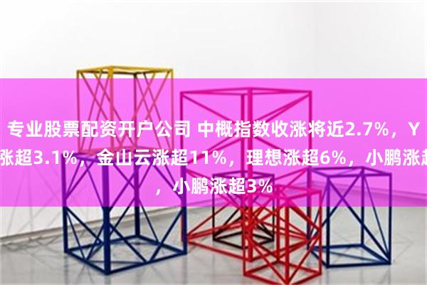 专业股票配资开户公司 中概指数收涨将近2.7%，YINN涨超3.1%，金山云涨超11%，理想涨超6%，小鹏涨超3%