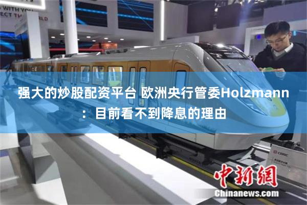 强大的炒股配资平台 欧洲央行管委Holzmann：目前看不到降息的理由